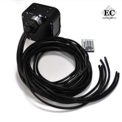 SkyLP50M-300R (RGBW+ мерцание)  Волокна 3м,